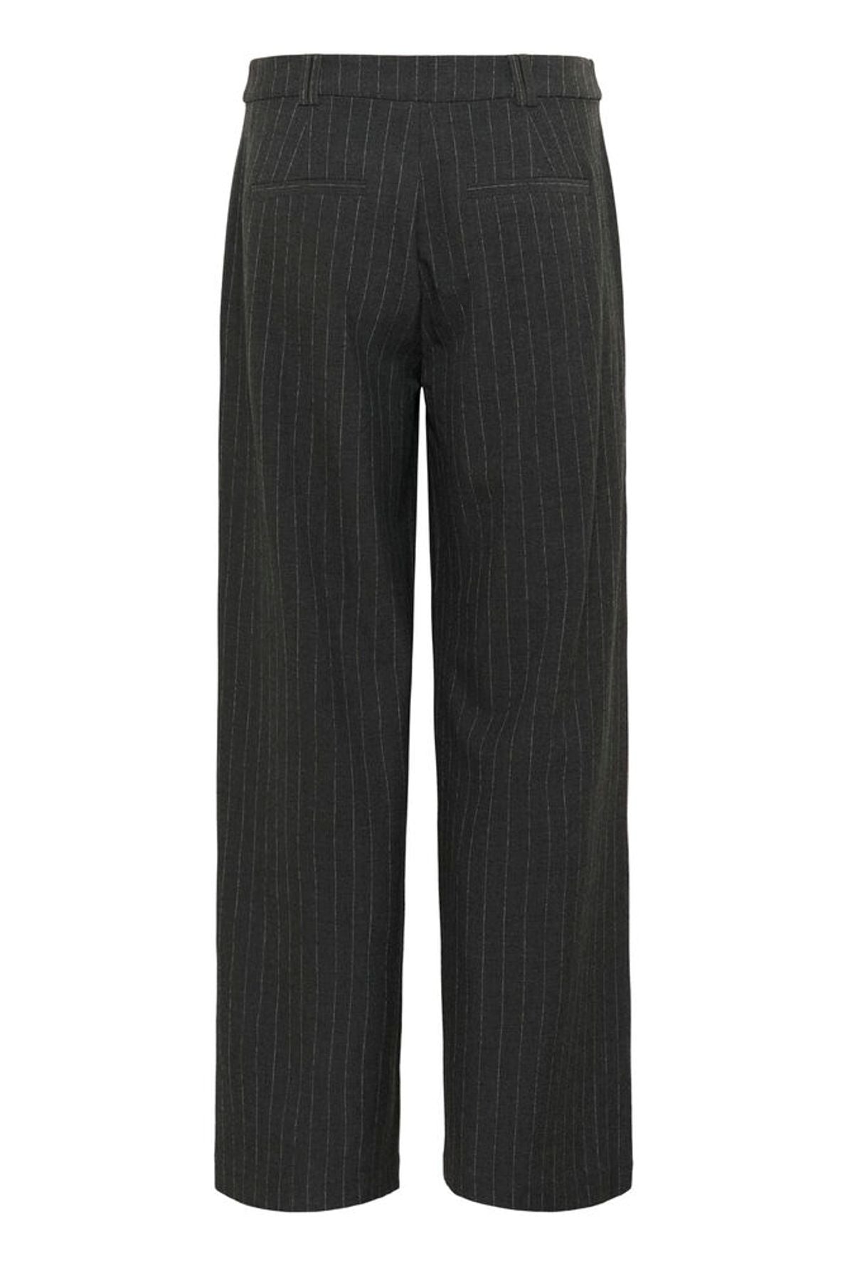 CREAM Grey Pin Stripe Trousers