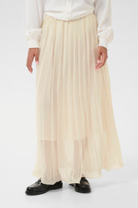 CREAM Flake Skirt Whisper white