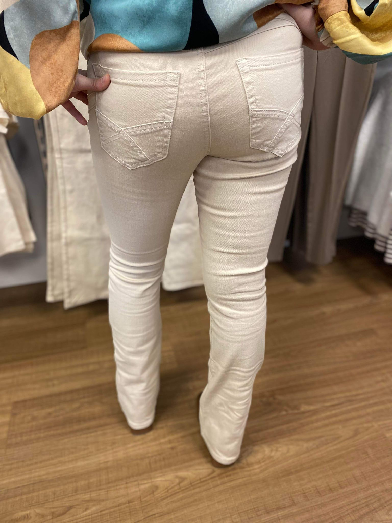 CREAM Amalie bootcut jeans in sand