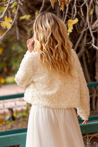 Rosealba structured Petal Jacket