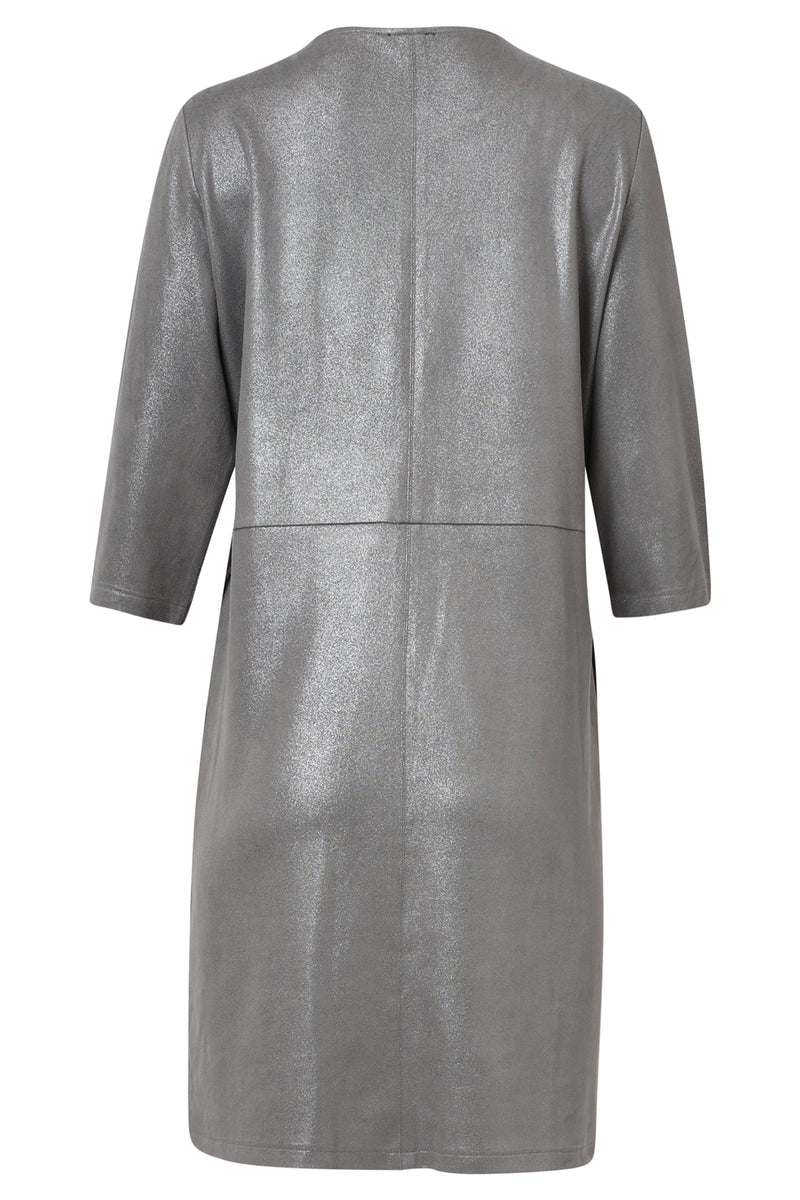 Smashed Lemon Faux Suede Dress