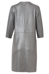 Smashed Lemon Faux Suede Dress