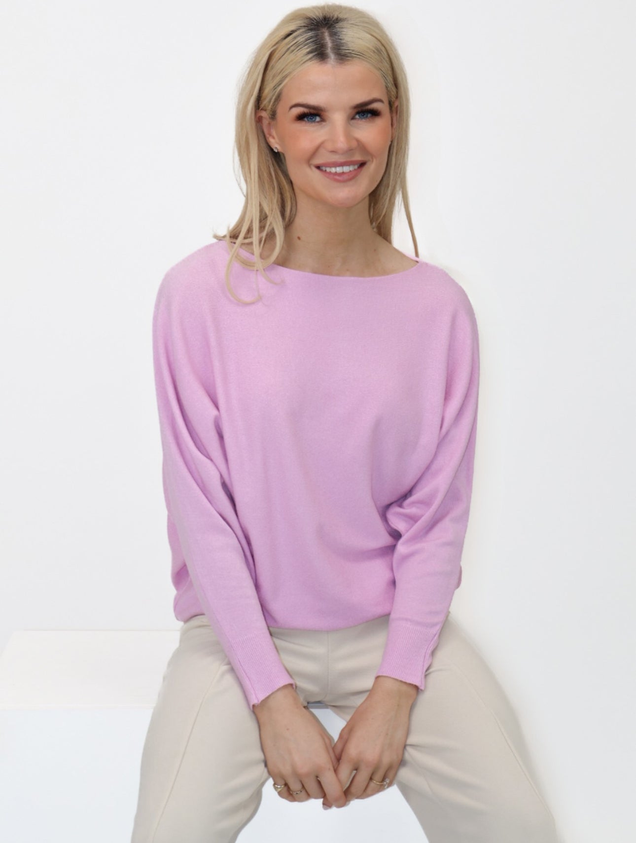 Kate & Pippa Milano knit Ice Pink