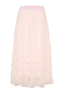 CREAM Eta Tulle Skirt pink