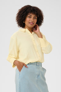 CREAM Nola shirt in Lemon