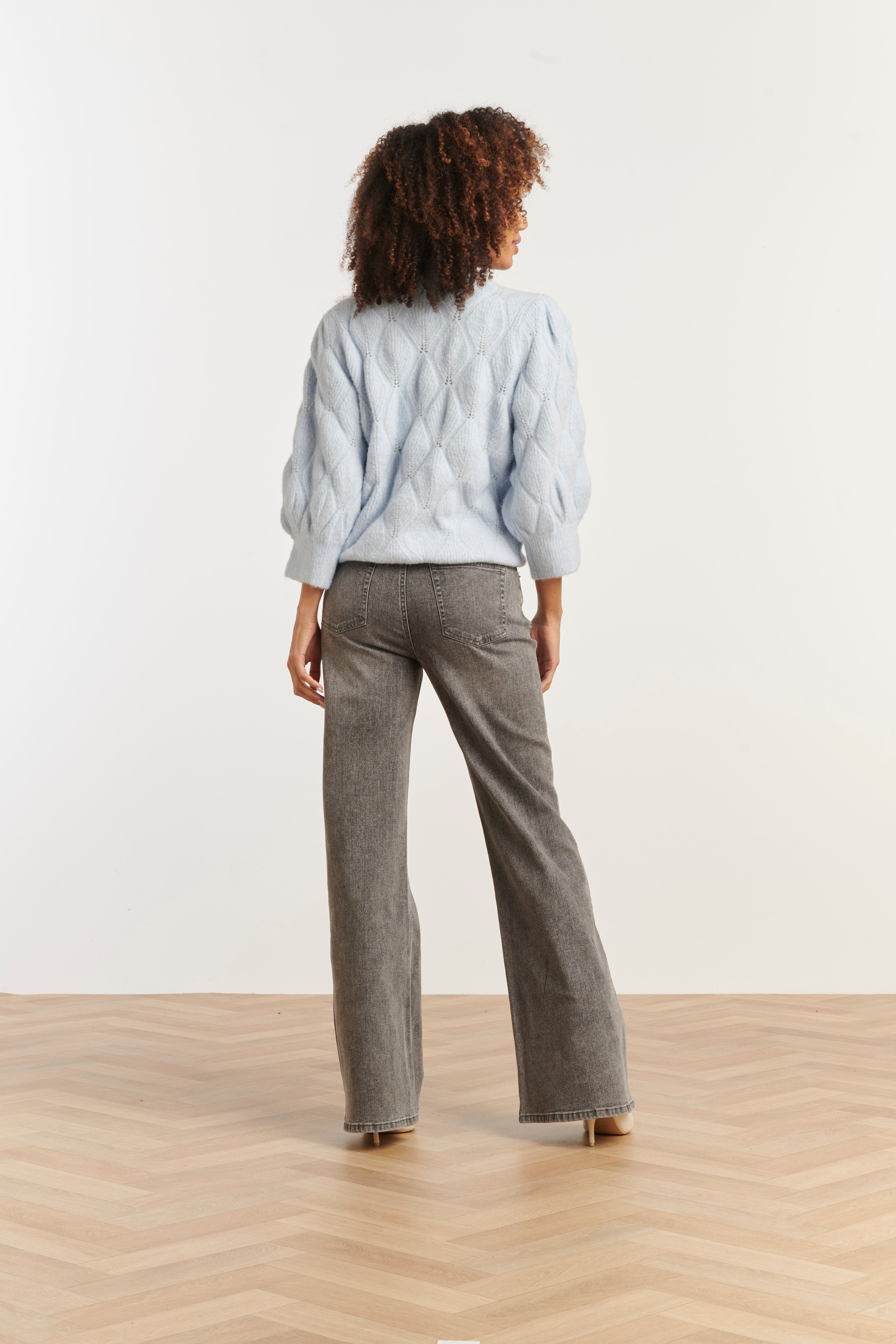 Smashed Lemon Pale Blue Jumper