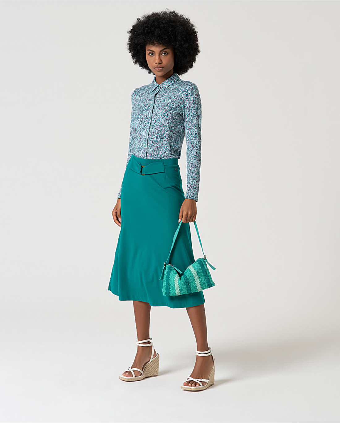 Surkana Beam Turquoise shoulder bag