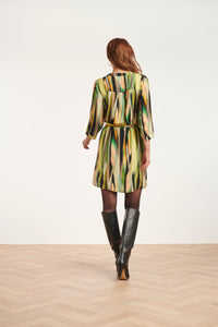 Smashed Lemon Green Print Dress