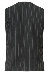 Smashed Lemon Grey Pinstripe Waistcoat