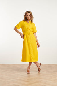 Smashed Lemon Yellow Sunshine Dress