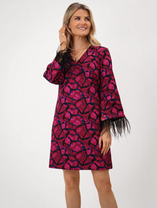 Kate & Pippa Taylor Magenta dress