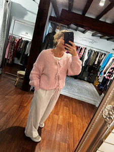 Jolie Pink oversized Cardi