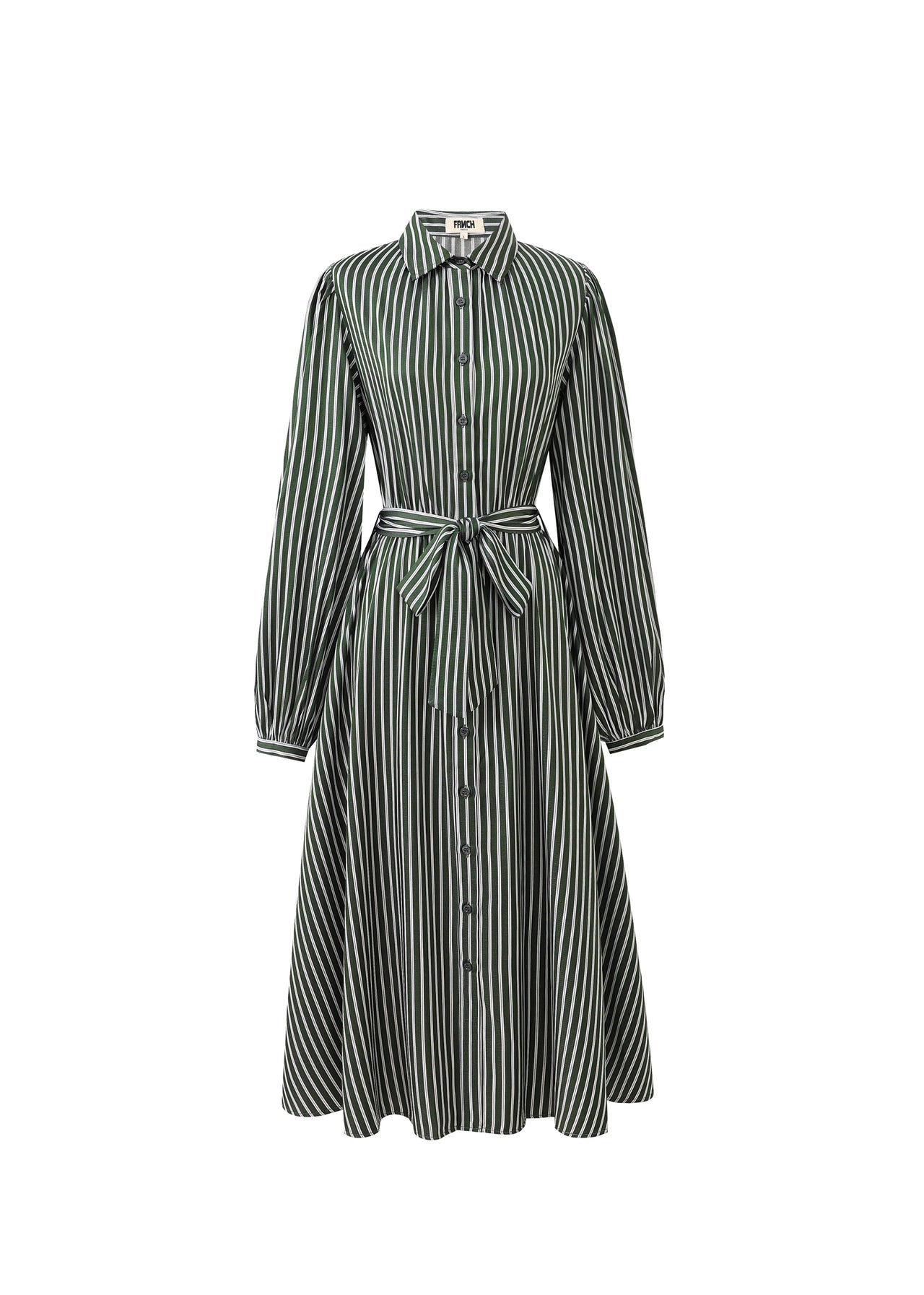 FRNCH Menthe stripe dress