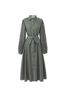 FRNCH Menthe stripe dress