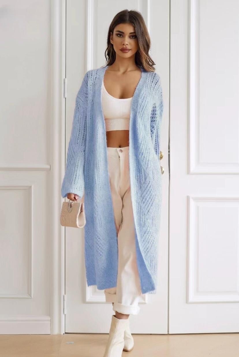 Stunning long open knit Cardi’s