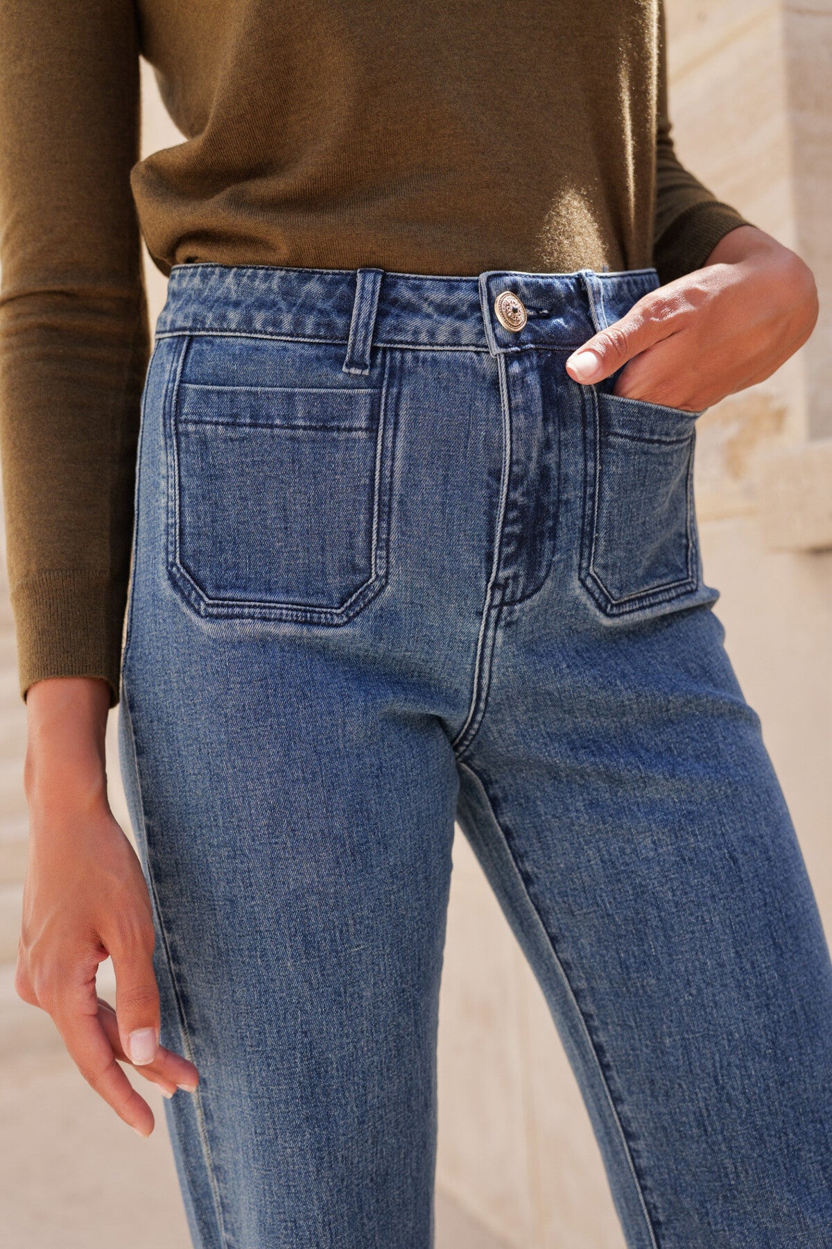 Felix Jeans with patch pockets