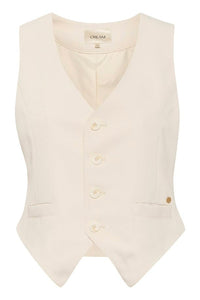 CREAM Bencon Waistcoat cream