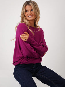 Kate & Pippa Elba knit Magenta