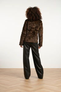 Smashed Lemon Kaye Fun Fur Coat