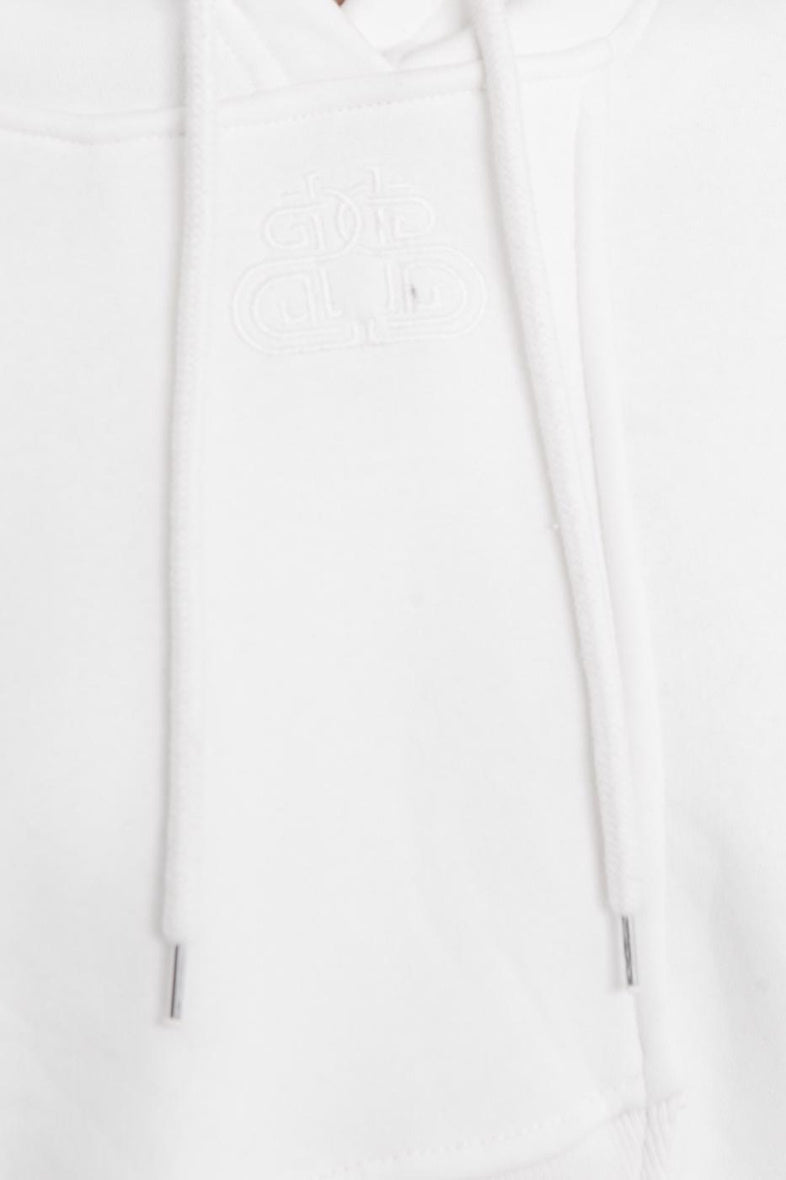 BSL White hooded sweatshirt