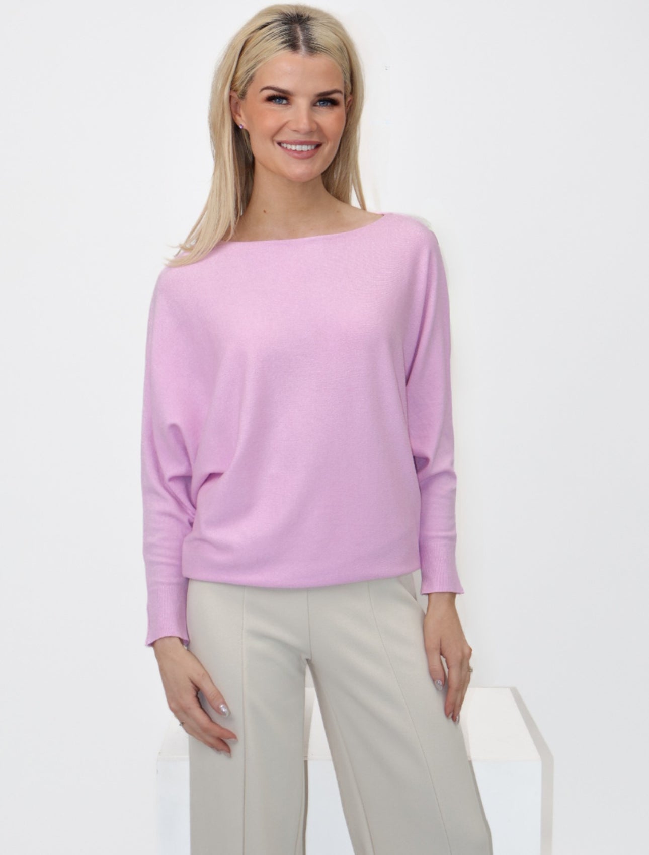 Kate & Pippa Milano knit Ice Pink