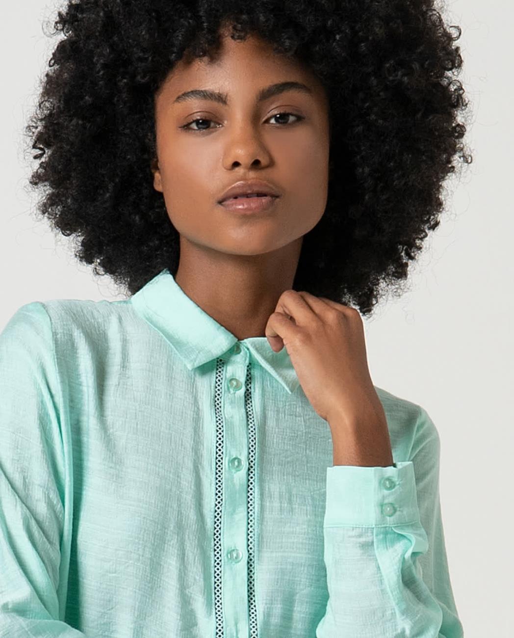 Surkana Millie Aqua shirt