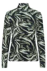 CREAM Kausa Green polo neck