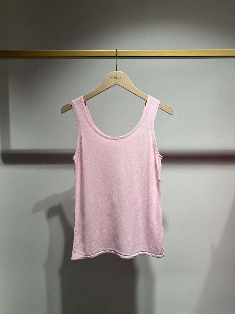 Choklate simple pink vest