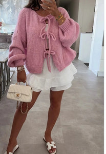 Jolie Pink oversized Cardi