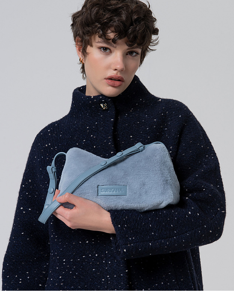Surkana Plush Blue bag