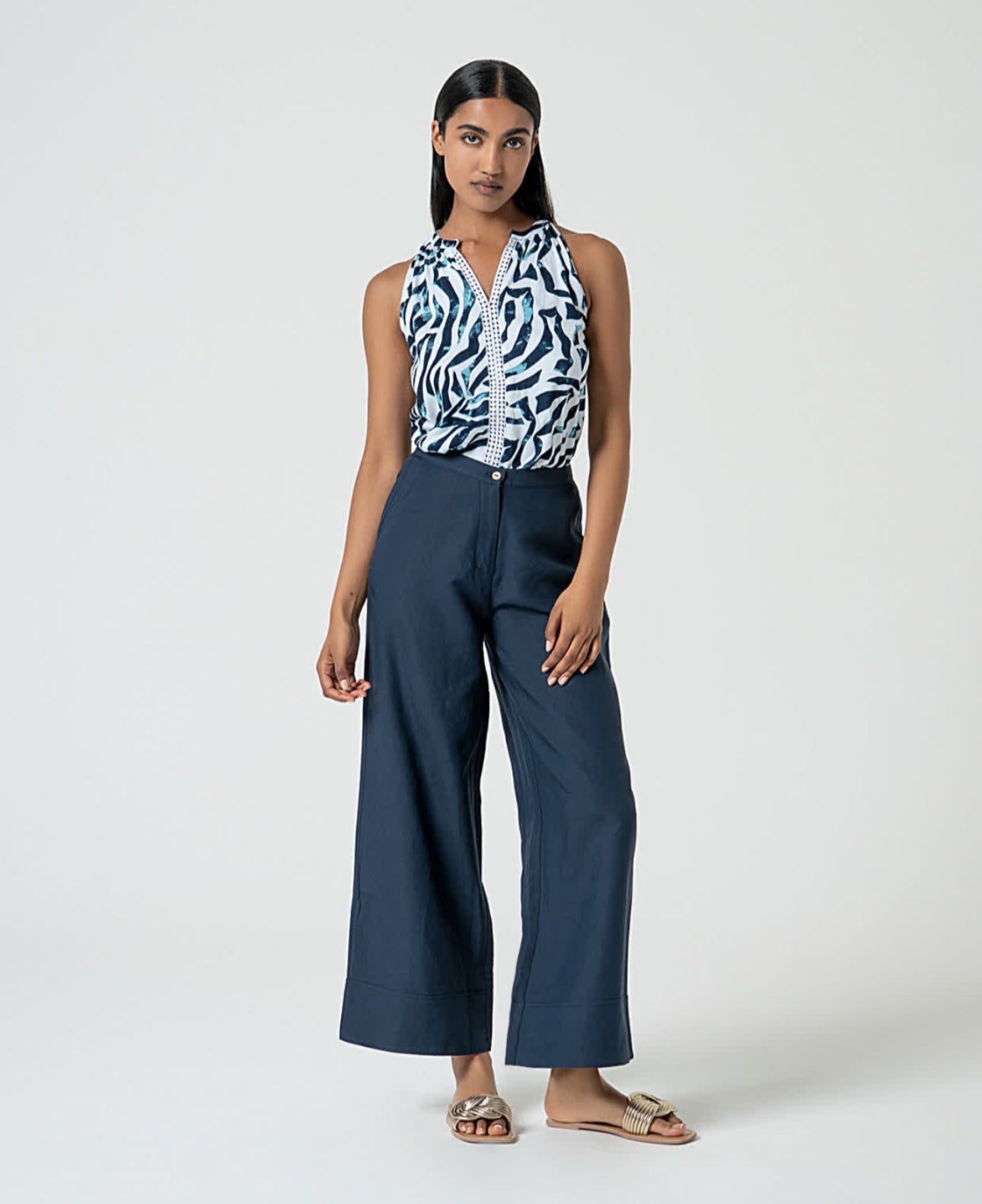 Surkana Tink Trousers in Navy