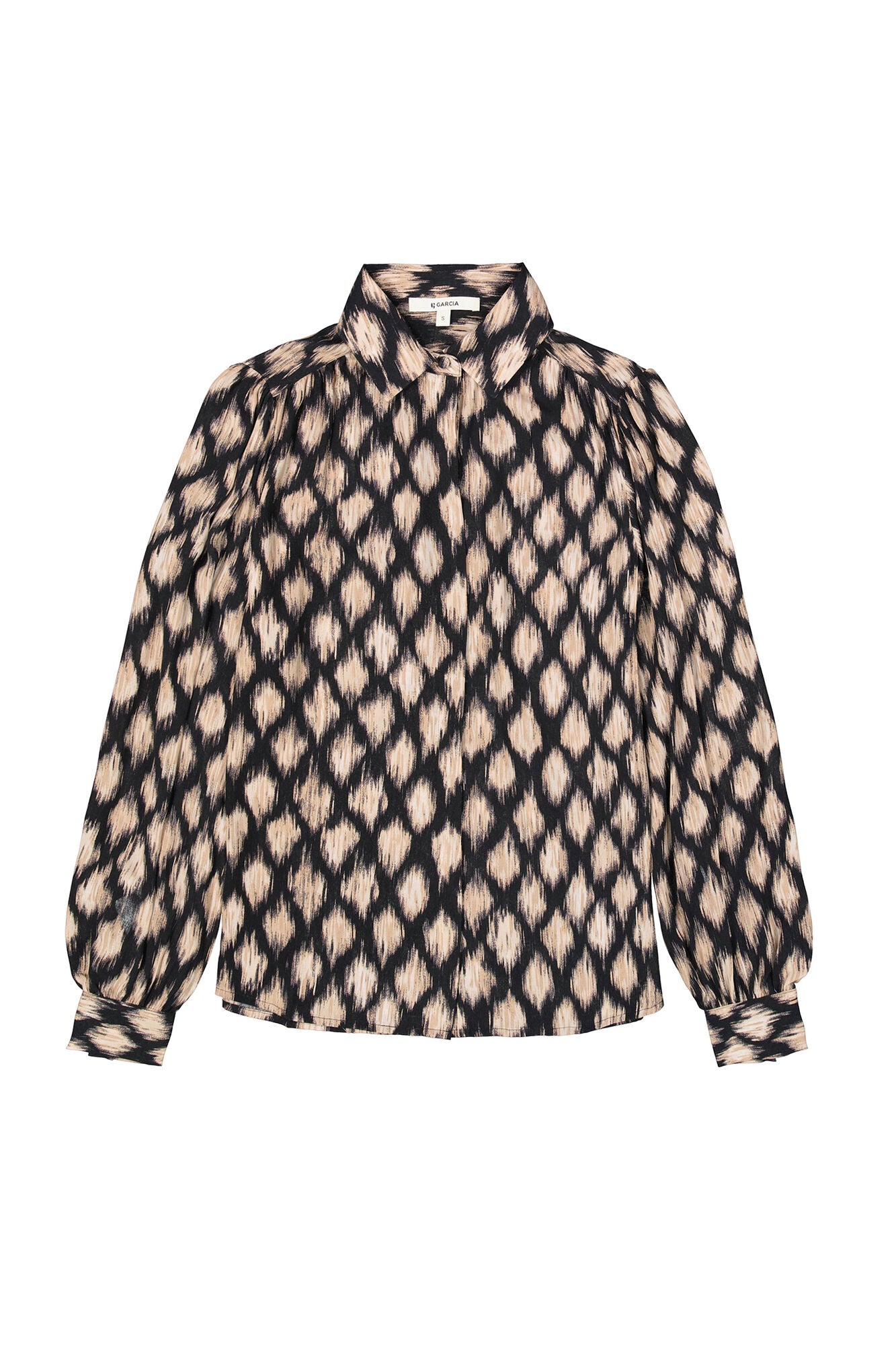 Garcia Black Cream Shirt