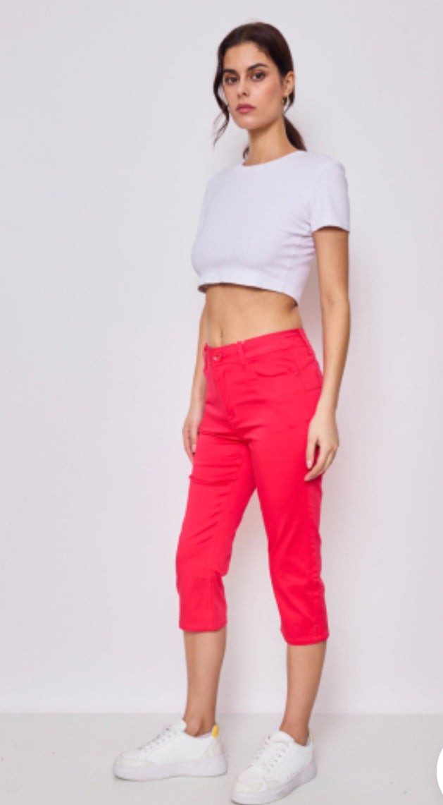 Capri pants Red