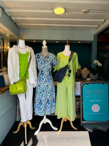 Yew Milano Dress Blue & Green