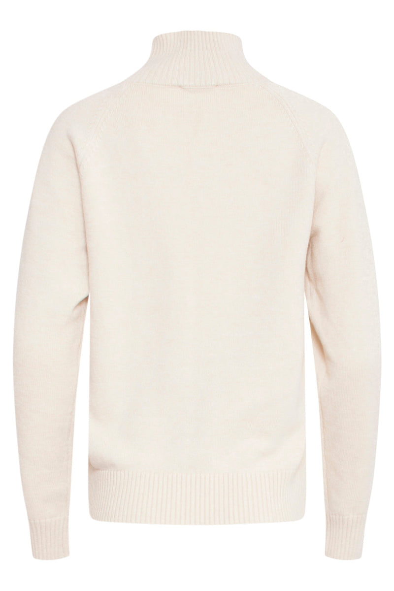 Smashed Lemon sand turtleneck Jumper