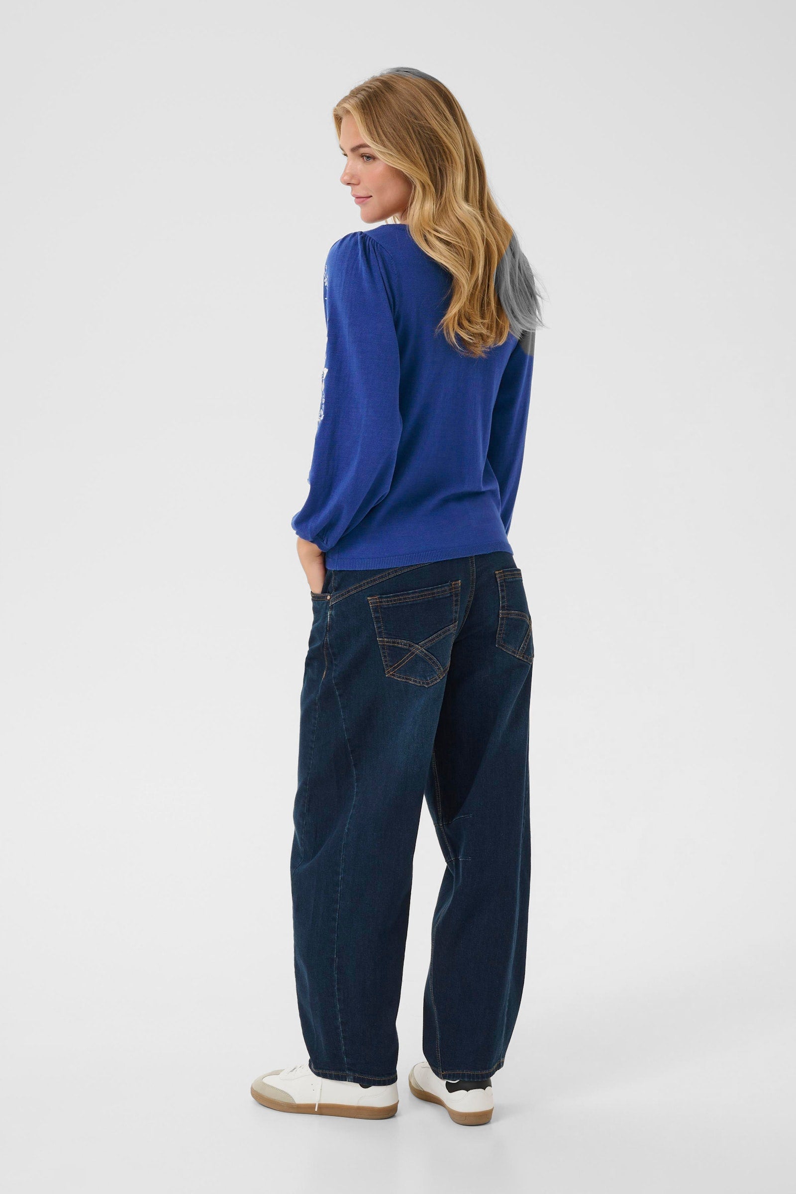 CREAM Villea Jumper Blue