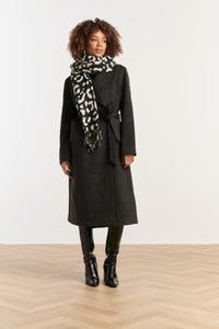 Smashed Lemon Black/Cream scarf