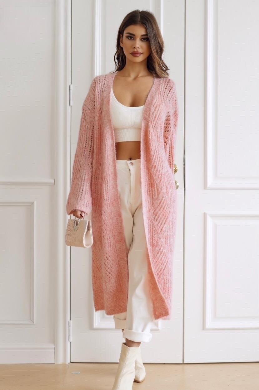 Stunning long open knit Cardi’s
