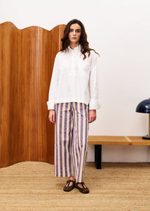 FRNCH White Oversized Shirt