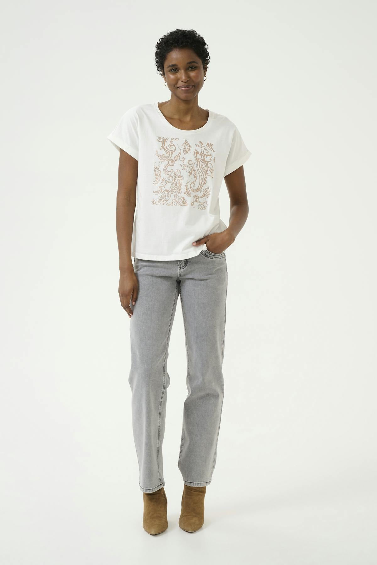 CREAM Saskia White t-shirt