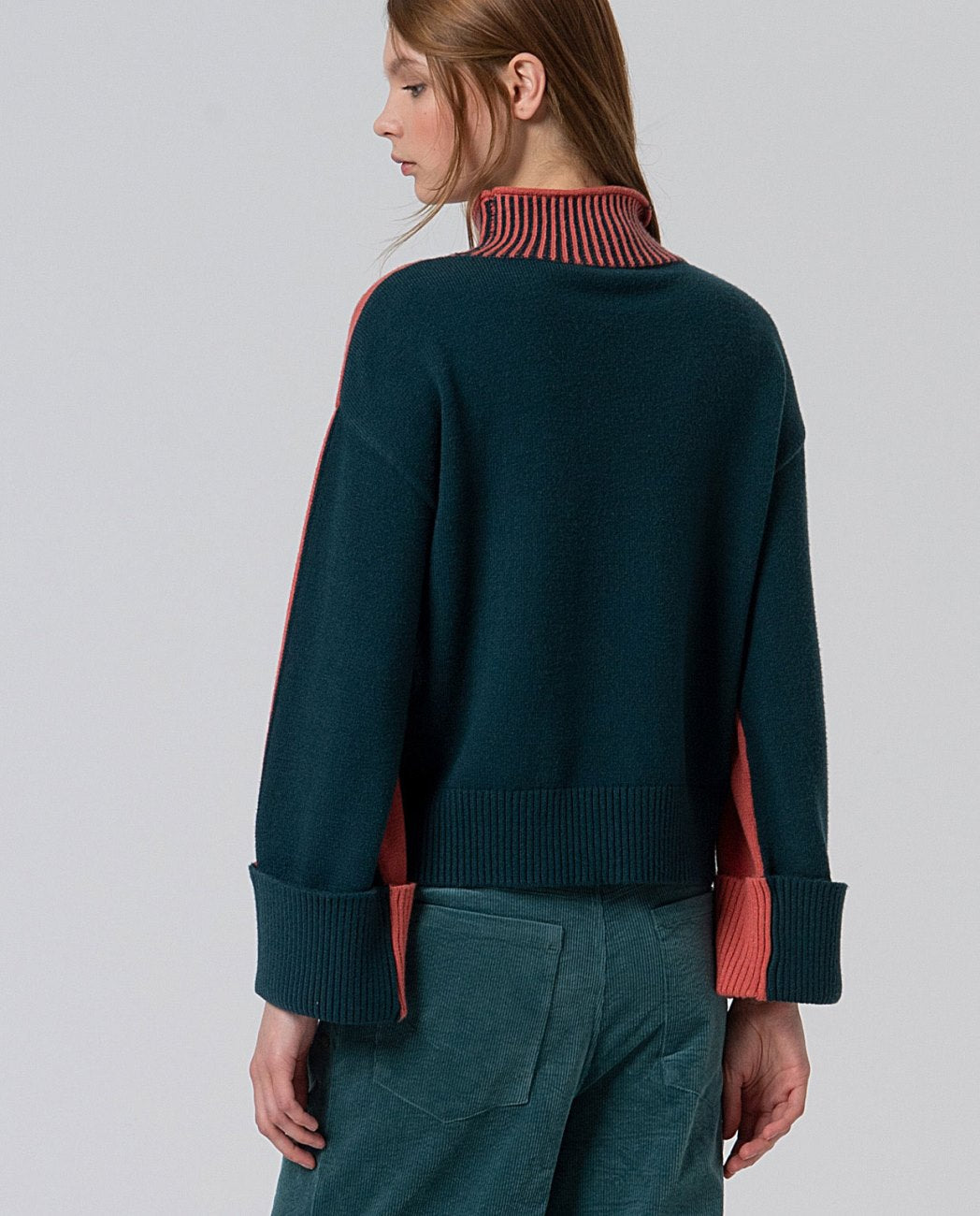 Surkana Tile two tone jumper