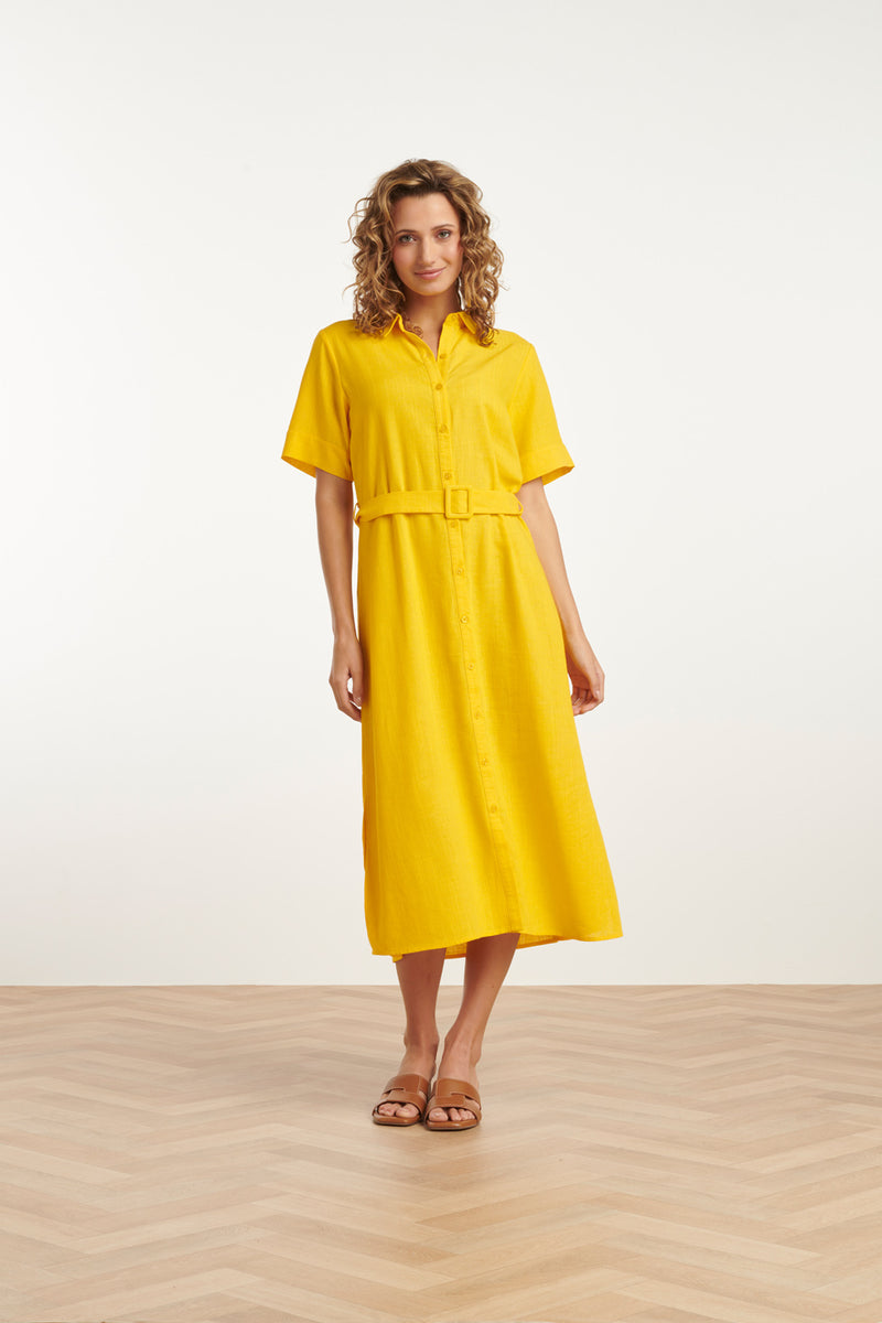 Smashed Lemon Yellow Sunshine Dress