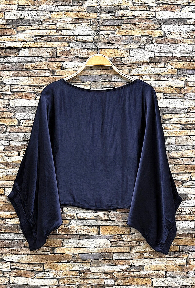 Alicia top in Midnight Navy