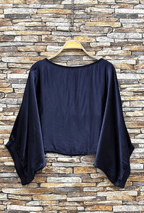 Alicia top in Midnight Navy