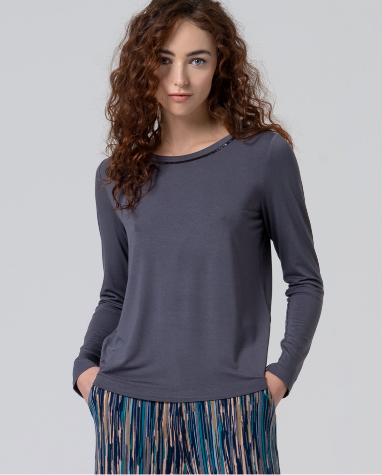 Surkana Bamboo Top Grey