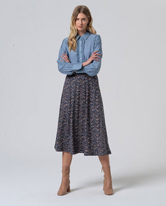 Surkana Siron Skirt in blue