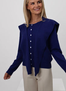 Kate & Pippa Fern Cardi in Navy