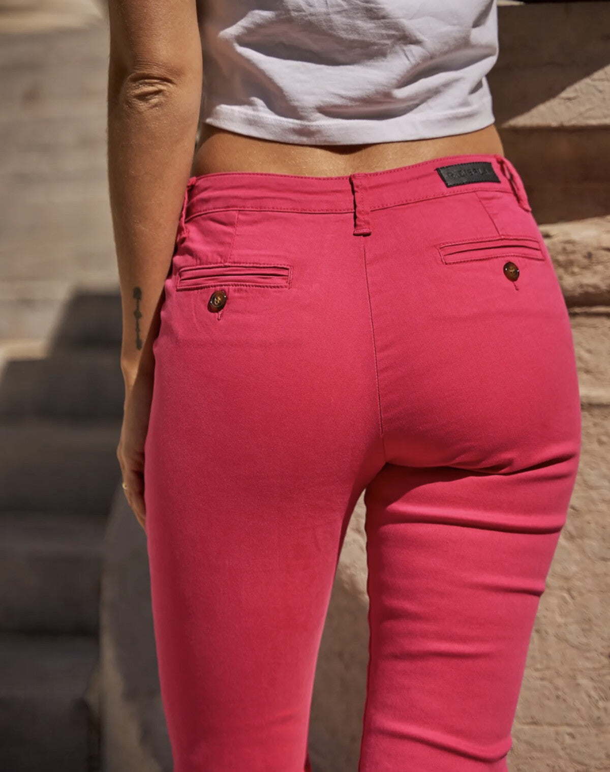 Chino Trousers in Pink