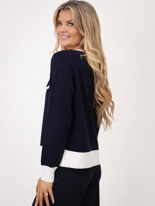 Kate & Pippa Coco knit Cardi Navy