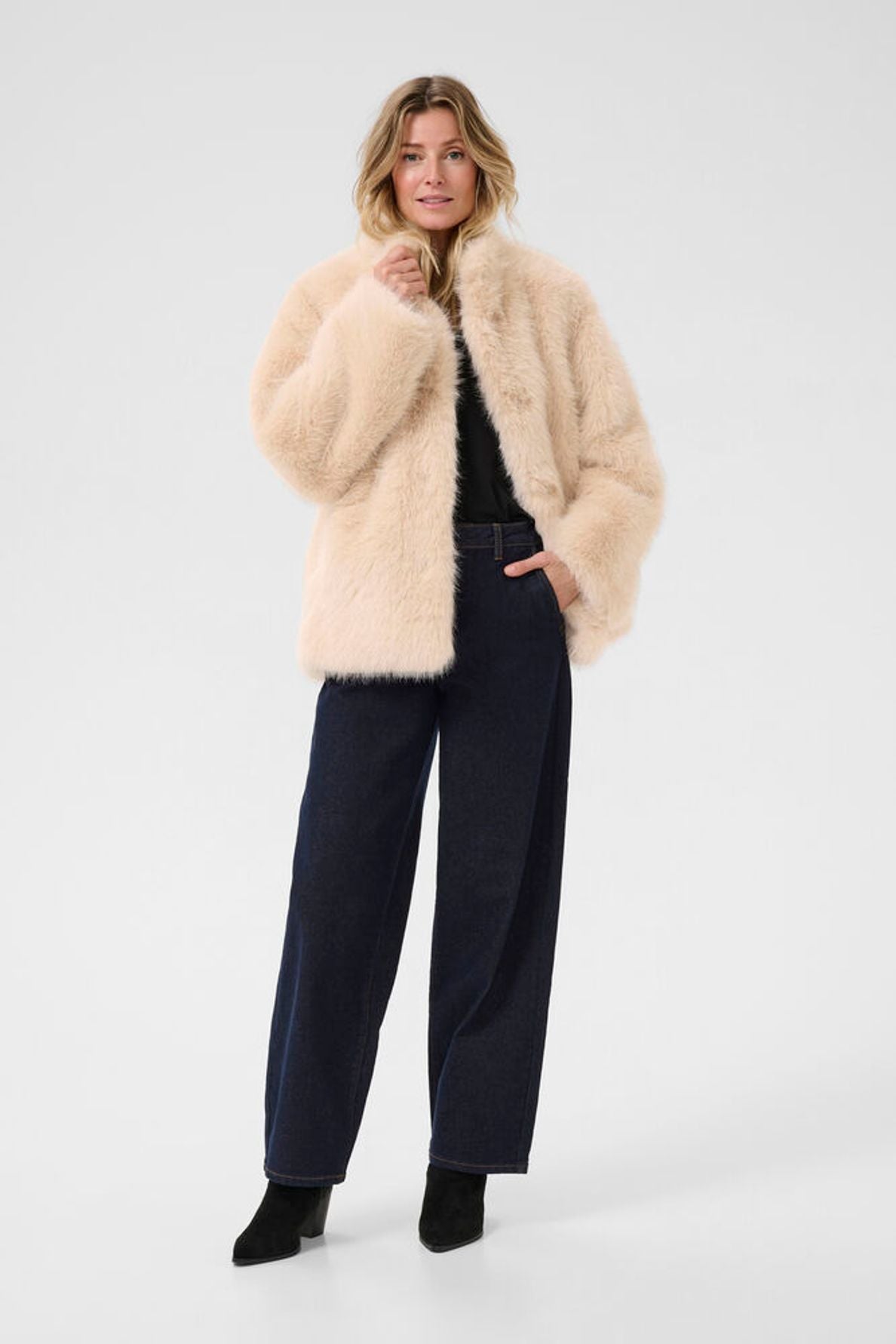 CREAM Mia Fun Fur Coat
